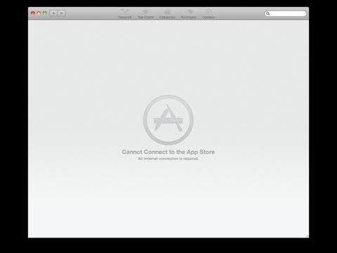 Mac software update not loading in app store